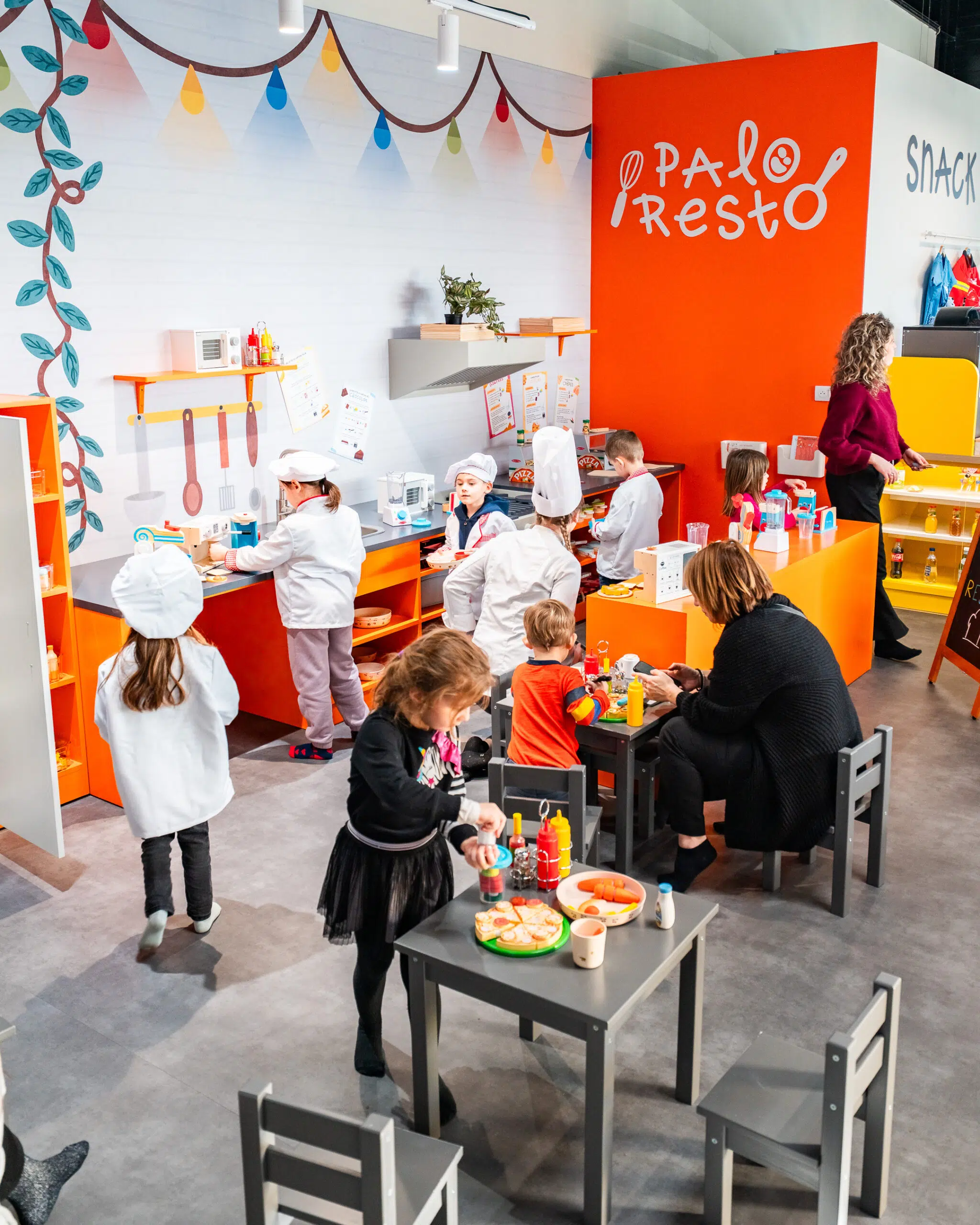 Une mini-ville pour enfants