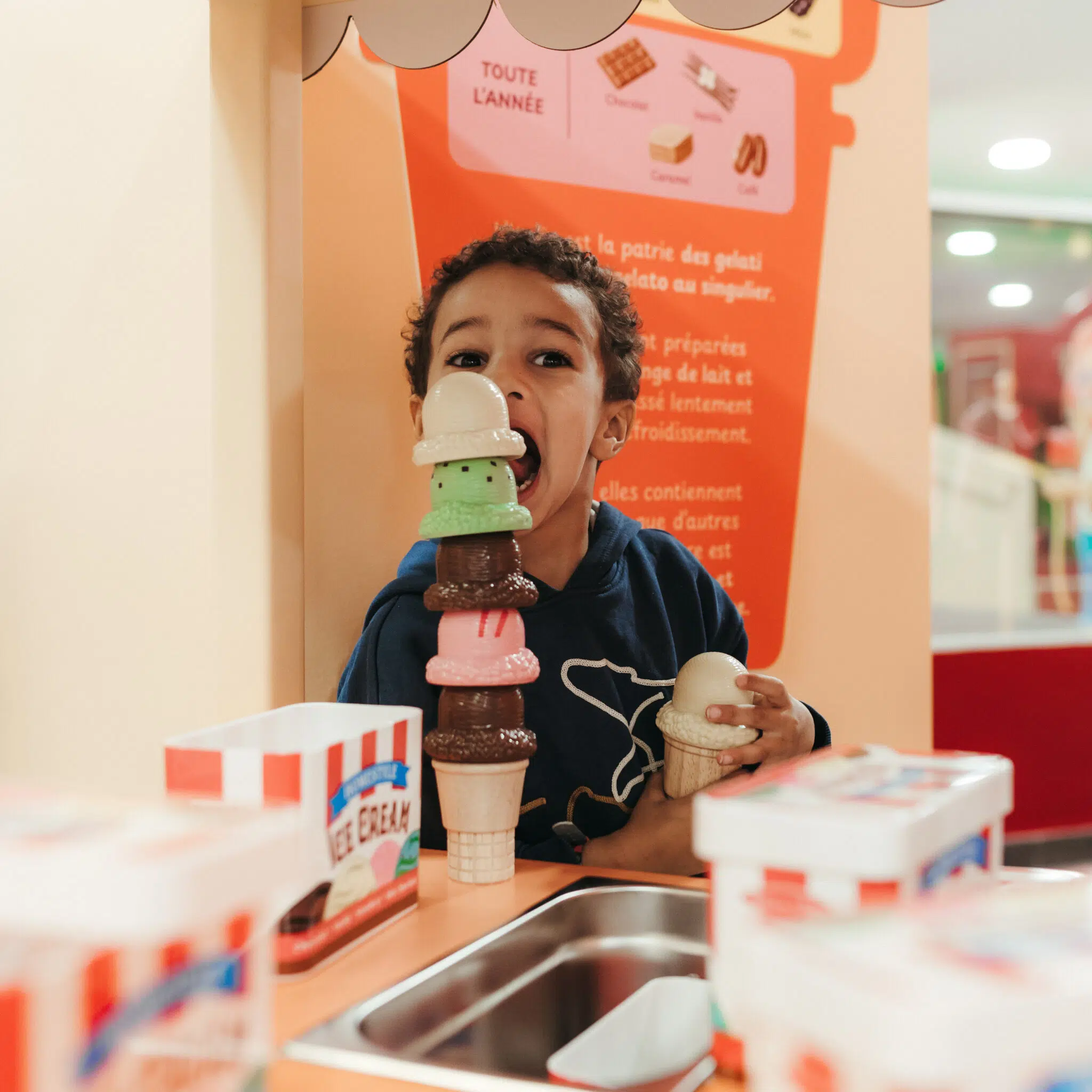 Une mini-ville pour enfants