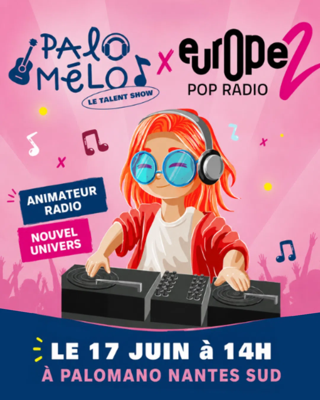 🎵 Europe 2 débarque chez Palomano Nantes Sud